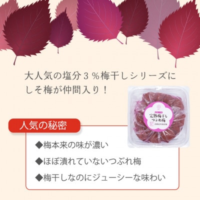 紀州南高梅 完熟 梅干し つぶれ梅 しそ梅 800g 塩分3%