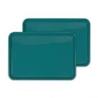 カラフル ピノ トレー M 33cm ターコイズブルー 2枚セット 4拍子揃った定番トレー