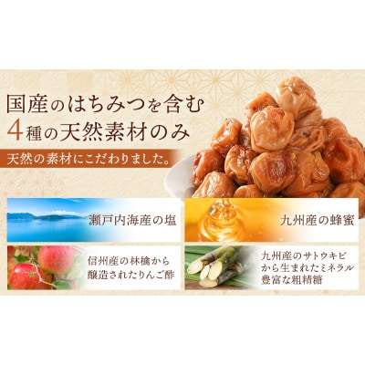 無添加 訳ありつぶれ はちみつ梅干1kg(500×2) 紀州梅香