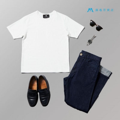[CENTENA]LUXURY Tシャツ 半袖 ホワイト (XXL)