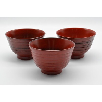 はもん汁椀　根来　3個入り