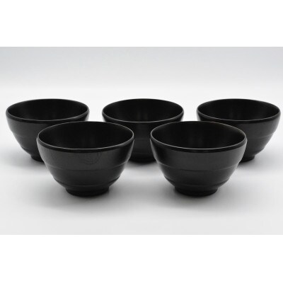 キッズ椀　墨　5個入り　S-4100　