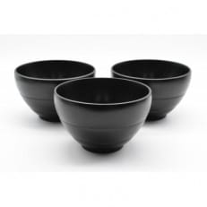 お好み椀　墨　3個入り　S-4130　