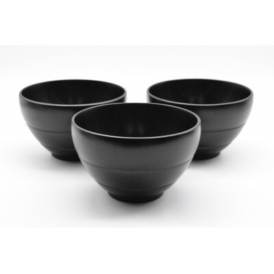お好み椀　墨　3個入り　S-4130　