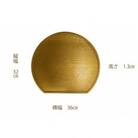 紀州塗り　半月両面盆36cm　ゴールド・シルバー　1枚