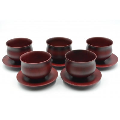B.C. コーヒー KAME　BR　ソーサー付　5個セット