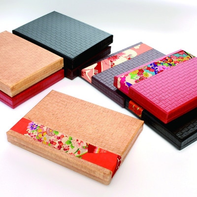 柿渋　便せん　赤