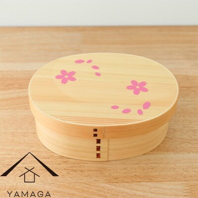 紀州曲げわっぱ 弁当箱 桜ピンク