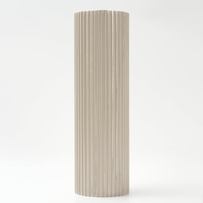 紀州漆器 KISHU+ SHIMA 一輪挿し Lサイズ 白