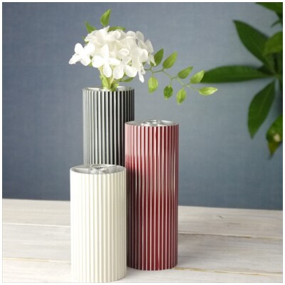 紀州漆器 KISHU+ SHIMA 一輪挿し Mサイズ 黒