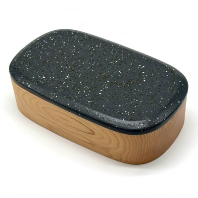 食洗機対応 かわいい くりぬき弁当箱 美空 黒