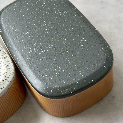 食洗機対応 かわいい くりぬき弁当箱 美空 黒