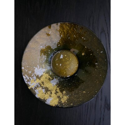 サラダボウル　マジョ金箔グリーン
