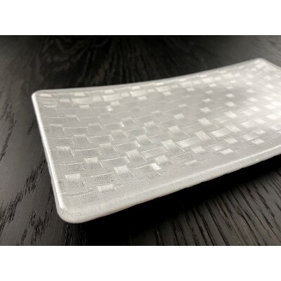 ブレードレクタングルプレート280　メタルホワイト