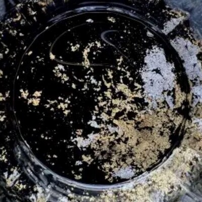 ウィスキーグラス　古代塗り金箔 漆黒