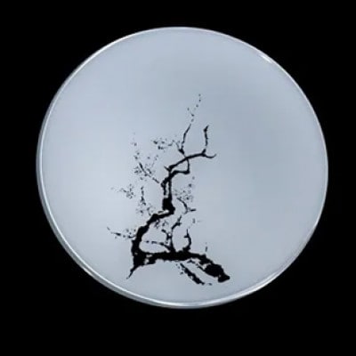 フラットプレートM　墨桜純白