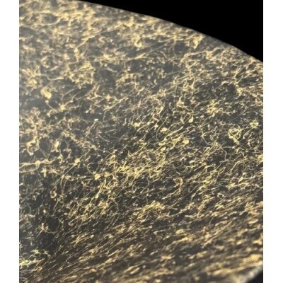 サラダボウル300　乱糸(マット仕上げ)漆黒