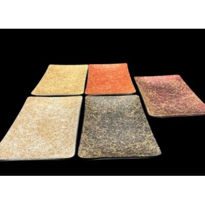 角小皿　乱糸(マット仕上げ)　5枚セット