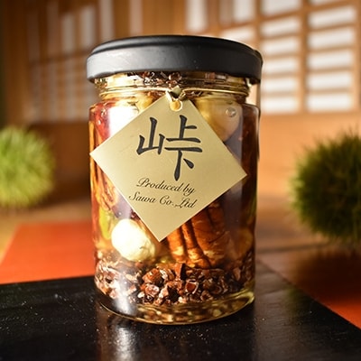 ナッツの蜂蜜漬け【峠プレミアム　爛(RAN)】～熊野古道　峠の蜂蜜×ナッツ