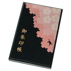漆器の御朱印帳　木製　黒塗り　やよい春秋　標準サイズ