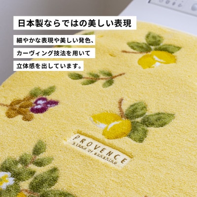 プロヴァンス シエル フタカバー イエロー 抗菌防臭 トイレフタ
