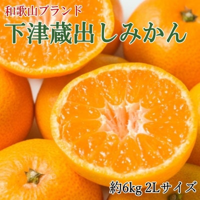 【産直】下津蔵出しみかん約6kg(2Lサイズ)
