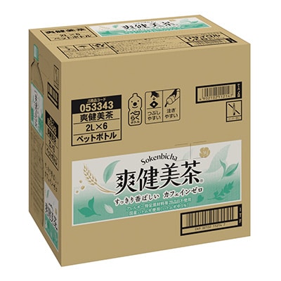 【毎月定期便】爽健美茶2LPET×6本全12回