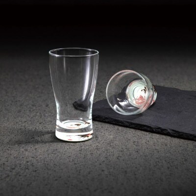 紀州漆器 ぬりもん de Verre 盃&ミニグラス ペア 蒔絵 歌麿 ポッピンを吹く娘 2個セット