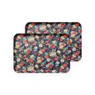 和歌山県海南市 友禅和紙トレー M 33cm 桜 牡丹文 2枚セット 食洗機対応 おしゃれなトレー