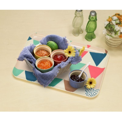 和歌山県海南市 SRトレー M 33cm フラッグ 2枚組 家庭用電子レンジと食洗機対応のトレー