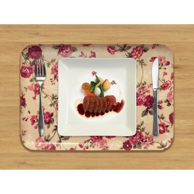 和歌山県海南市 SRトレー L 39cm アンティーク エミリー ローズ 2枚組 おしゃれなトレー