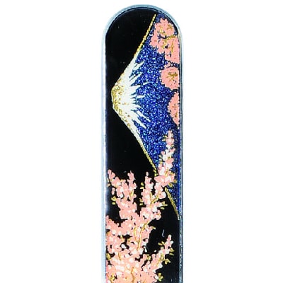 蒔絵爪やすり　富士に桜　紙箱入り