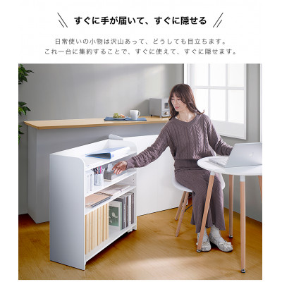 背面収納ワゴン W80 aku1011660