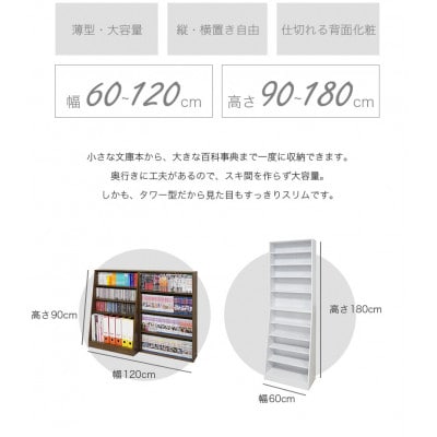 大容量ホームシェルフ W60 ホワイト AKU100162702