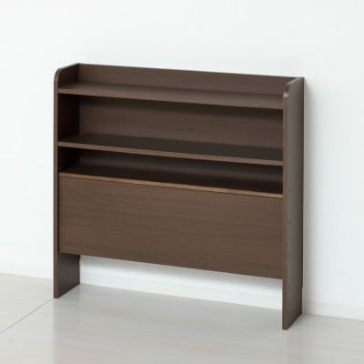 シングルベッド用 後付けヘッドボード ブラウン AKU104405402