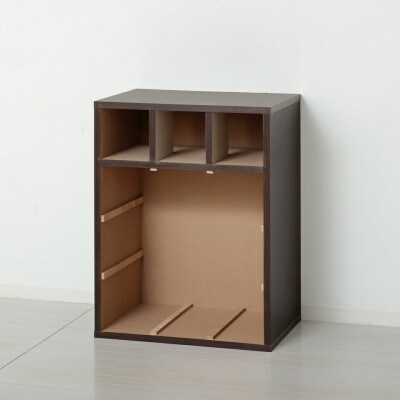 天然木自在チェスト6D ライトブラウン AKU104405802