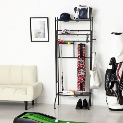 スポーツ用品ラック ブラック AKU104405301