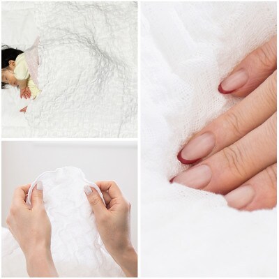 くしゅくしゅガーゼケットロング ベビー 幅70×長さ150cm bsk1013315