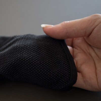 スベリ止め付 ドライブ手袋(黒)×12双 M BYT101311601