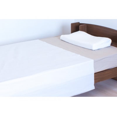 使い捨てビニール防水シーツ 2枚入り 幅180×長さ240 白 BYT1011379