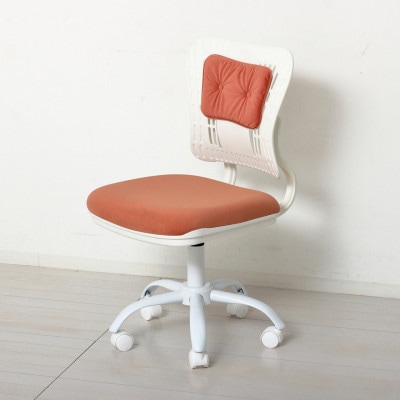コンフィ オフィスチェア オレンジホワイト AKU104410903
