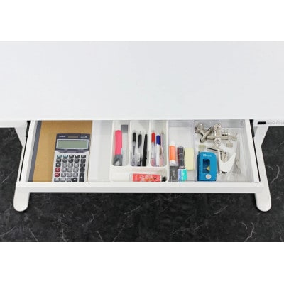 電動昇降デスク メモリー機能付 白 幅120×奥行60×高さ72～121cmAKU101338801