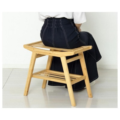 Bamboo スツール ナチュラル AKU104476701
