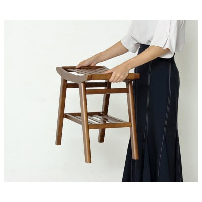 Bamboo スツール ブラウン AKU104476702