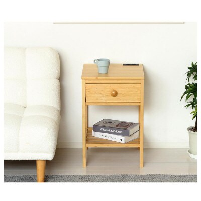 Bamboo サイドテーブル 幅40 ナチュラル AKU1044768