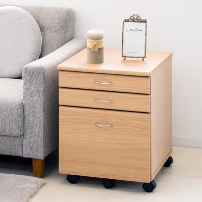 キャスター付き デスクチェスト 単品 ナチュラル SB99185994669989901