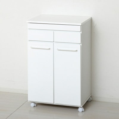 スライド棚付きダストボックス2D ホワイト AKU104405101