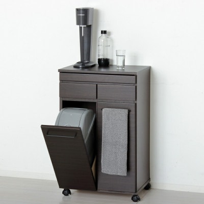 スライド棚付きダストボックス2D ホワイト AKU104405101