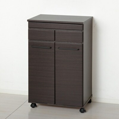 スライド棚付きダストボックス2D ブラウン AKU104405102