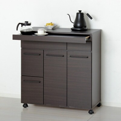 スライド棚付きダストボックス4D ブラウン AKU104405202